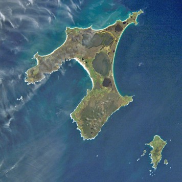Chatham_Islands_from_space Image courtesy of the Image Science & Analysis Laboratory, NASA Johnson Space Center